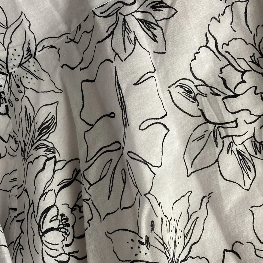 Jones New York Signature Black/White Full Line Skirt - Picture 7 of 11